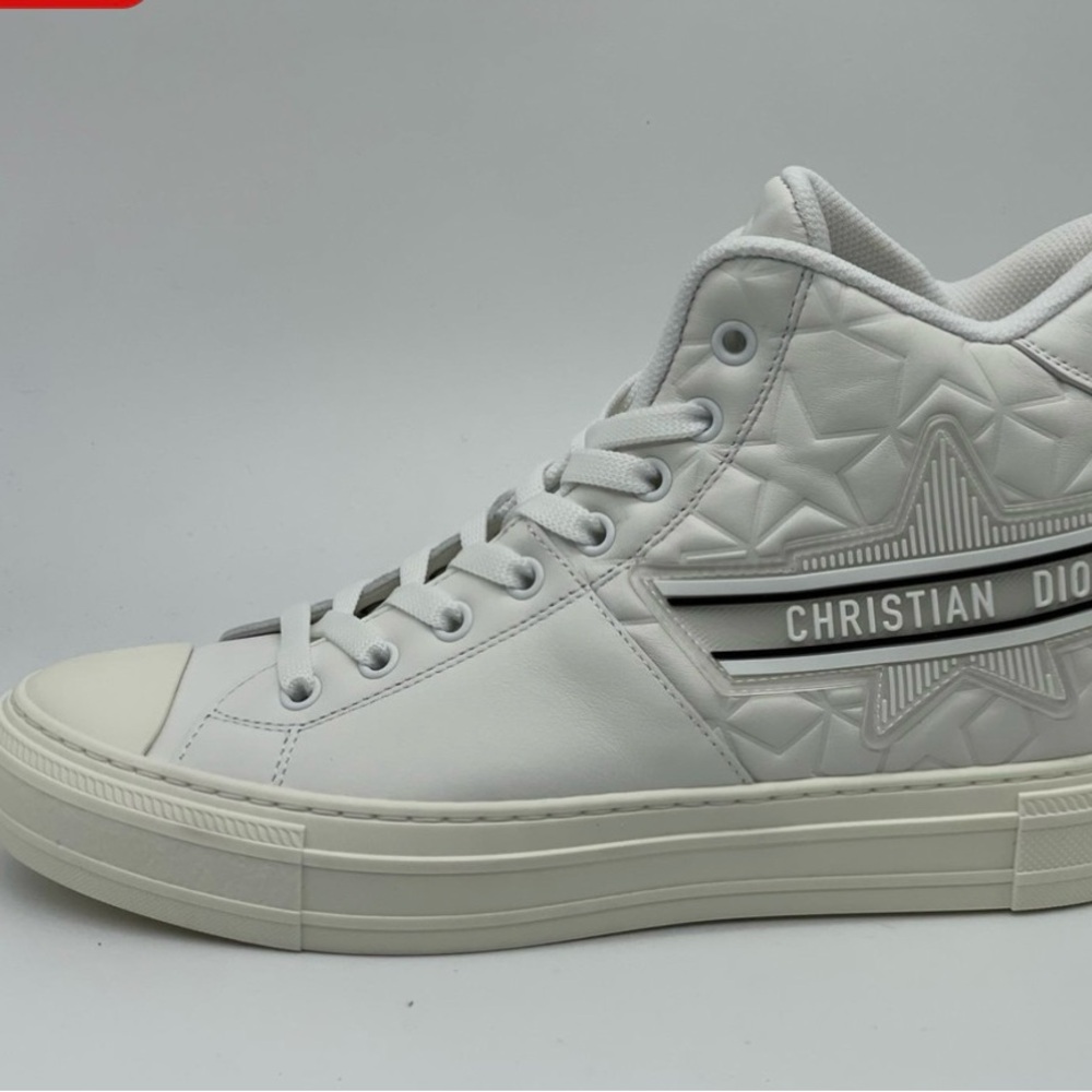 Dior white high top sneaker